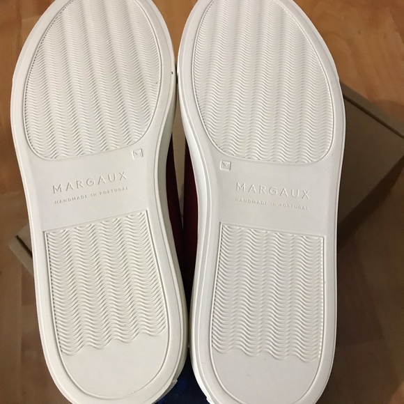 NIB Margaux NY The Sneaker in Burgundy Calf - Size 38.5, 8-8.5 - Picture 7 of 10